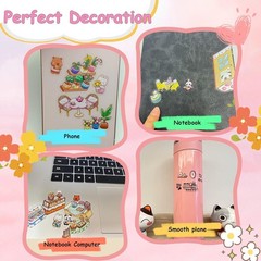 3D House Stickers Kit Reusable Craft Scene Therapy Kids Adults Non-Toxic
