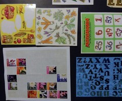 Vintage – Stickers – Variety – some missing as shown – comes as a set as shown