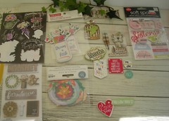 Flowers Rustic Sister Daughter Mom Chipboard Stickers Card Supplies Paper Crafts