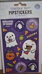 Scratch N Sniff Pipstickers Grape Halloween Trick Or Treat