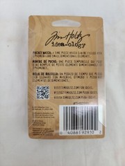 NISP Tim Holtz Idea-ology Pocket Watch Frame Embellishments Brushed Nickel