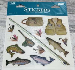Frances Meyer FMI 26 Fishing Fun Stickers Acid and Lignin Free Made in USA New
