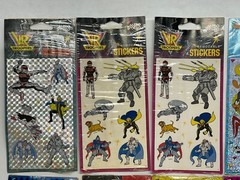 Lot of 10 Vintage 90s Stickers – X-Men VR Troopers Looney Toons Aladdin – Sealed