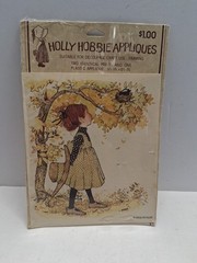 Vintage Holly Hobbie Print-Appliques for decoupage , Fall Birds Nest