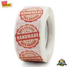 500pcs Handmade Stickers Labels for Gift Packaging Scrapbook Cake Decoration