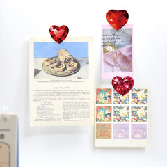 Diamond Heart Stickers,500Pcs Valentine’S Heart Simulated Gemstone 1 Inch Packag