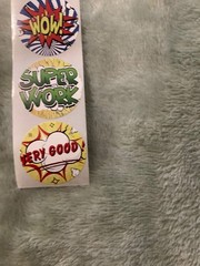 Teacher Kids Reward 1” Round Animal Stickers 8 Designs Brand New Lot of 160 #*