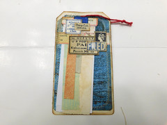 Junk Journal Add-Ons Handmade Tags Card Envelope File Clipboard Ephemera Set 8