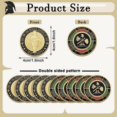 10 Pcs Put on the Whole Armor of God Coin Religious Prayer Coins for Christia…