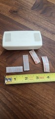 EZPass/IPass/FasTrak/SunPass 3M CLEAR MOUNT STRIPS DUAL LOCK, FREE SHIPPING