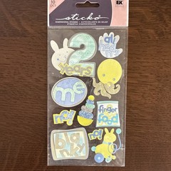 STICKO 2 YEARS OLD Blanky Toys Play Finger Food Toddler Stickers scrapbook