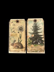 In The Land of Elsewhere Tags Mixed Lot Junk Journaling Crafting Gifts 6.25”x3”
