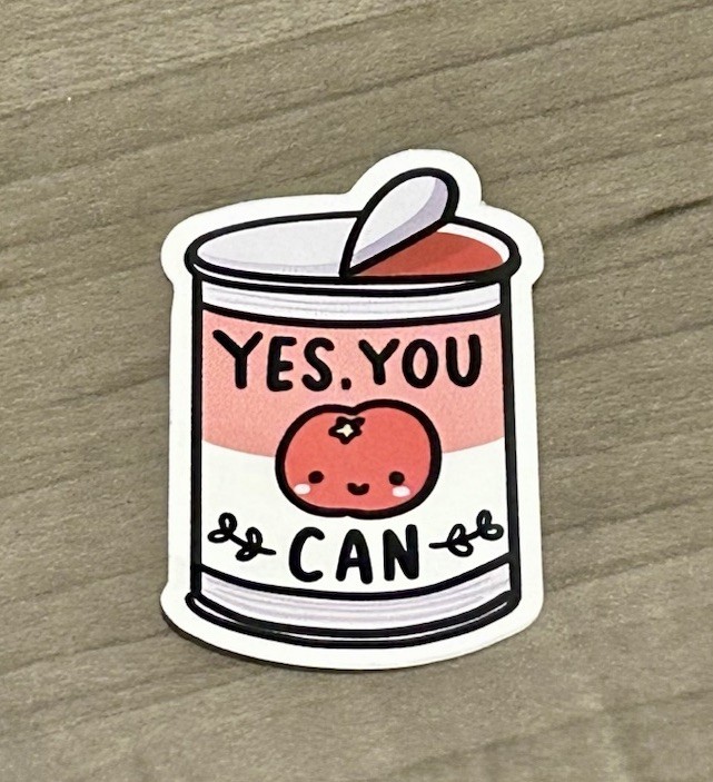 NEW Once More With Love ❤️ “Yes You Can” Vinyl Sticker OMWL