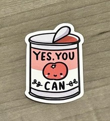 NEW Once More With Love ❤️ “Yes You Can” Vinyl Sticker OMWL