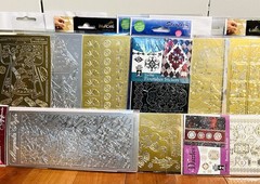 Asian Theme Cardmaking Stickers LOT. This Includes a Great Variety of 40 Sheets￼