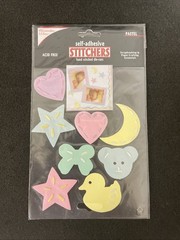 Newborn Baby Themed Dimensional Scrapbook Stickers Lot of 19 Daisy hill Etc