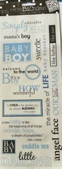 BLUE BABY BOY SAYINGS Sticker(18pc)MAMBI•Child•Mom’s Boy•Newborn•Kid•Little Man•
