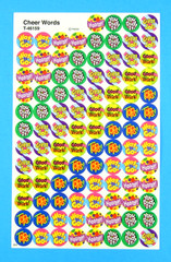 Trend Cheer Words Sticker Sheet