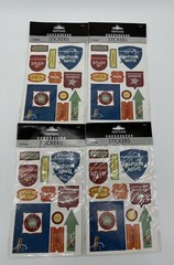8 Sheets Keepsake Essentials School Spirit Senior Scrap Stickers New In Package