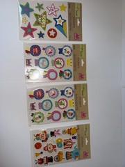 33 Pack Crafter’s Square 3D Scrapbook Craft Stickers Assorted Designs