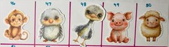 Cute Waterproof Vinyl Stickers – Pick Your Own Design – Aesthetic Funny Animal D