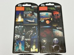 4 Discovery Channel Science Sticker Sheets Space Exploration Shuttle Planets NEW