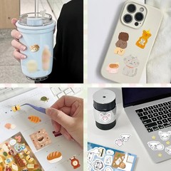 Kawaii Sticker Book – 30 Sheets, 800 Cute Cartoon Animal Stickers for Journaling
