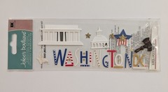 Jolee’s Washington D.C. Travel Vacation Scrapbooking Title Stickers