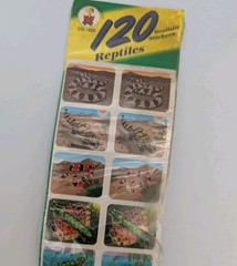 VINTAGE CARSON DELLOSA STICKERS 120 COUNT REPTILES FOR TEACHERS FACTORY SEALED