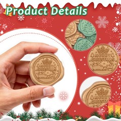 Christmas Series Wax Seal Stickers Envelopes Seal stickers for Christmas Decor