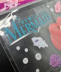 Disney Princess Ariel Little Mermaid Scrapbook Dimensional Stickers Shells 20Pcs