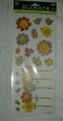 Provo Craft Stickers – Vellum Stickers – Happy Flowers and Bee’s – Super Cute