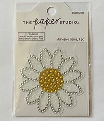 Daisy – Rhinestone & Glitter Self Adhesive Gem/Sticker Embellish Bling (2×2 in.)