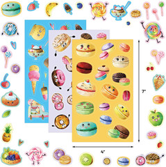 Scratch and Sniff Stickers 24 Sheets Smelly Scented Reward for Kids