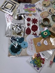 Destash Scrapbooking Junk Journal Lot Paper Stamps Stickers Mixed Media Crafts +