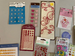 Huge lot of Bling Gems Crystals Scrapbooking Craft Stickers Various brands
