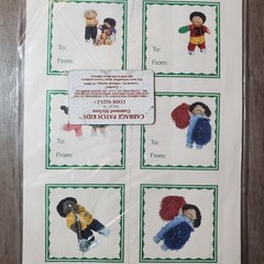 Vintage Cabbage Patch Kids 1984 Gummed Stickers NOS Current Set of 74 SEALED