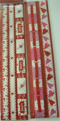 Set of 2 pkgs Long 12″ Borders Hearts Love Red/Wt 3D Scrapbook Stickers Walmart