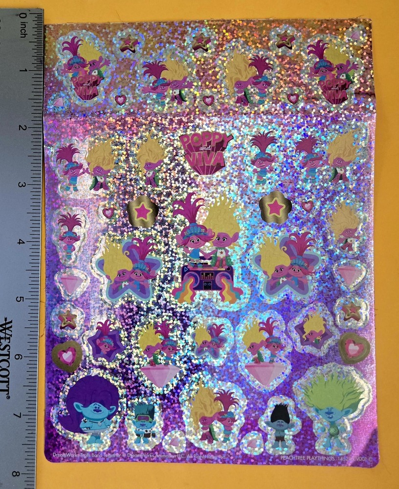 DreamWorks Trolls Band Together Large Format Sticker Sheet