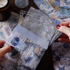100 PCS Vintage Ephemera Pack Journaling Scrapbooking Supplies Scrapbook Sticker
