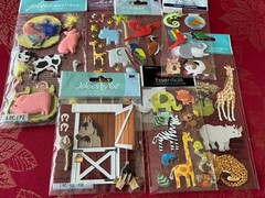 YOU CHOOSE – ANIMALS JOLEE’S STICKO SANDYLION & MORE DIMENSIONAL & PUFFY STICKER