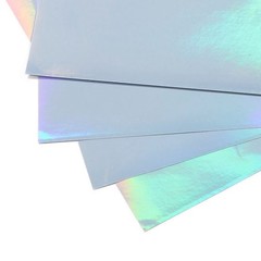 22 Sheets A4 Printable Holographic Sticker Paper Efficient Inkjet For DIY