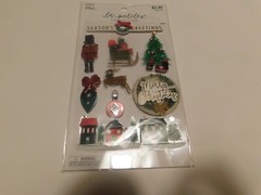 The paper studio la Petites Season’s Greetings 3D stickers 9pc