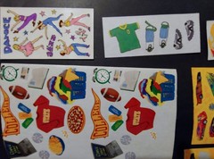 Vintage – Stickers – Variety – some missing as shown – comes as a set as shown