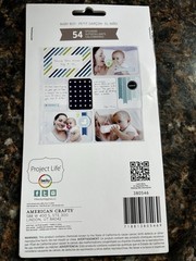 American Craft Project Life Becky Higgins 3 Pg 54 Stickers Baby Boy Scrapbooking