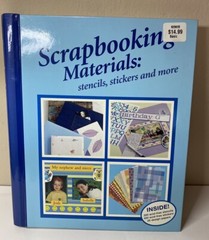 Vintage Scrapbook Stickers & Stencils Book 400 stickers Zoo Birthday