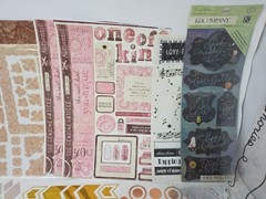 Lot Of 55 Mixed Brands Scrapbooking Supplies, Stickers, Sentiments, Etc.