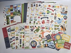 Scrapbook Bundle Heidi Swapp Echo Park Simple Stories Stickers Binder Paper More