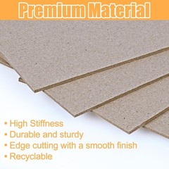 25 PCS 12×16 Inch Chipboard Sheets Heavy Duty Cardboard Scrapbook Art Craft