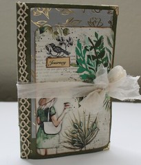Handmade «Green Garden» Themed Album/Journal